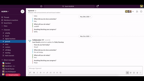 The Top Chat - Preview Schedule Slack Message GIF